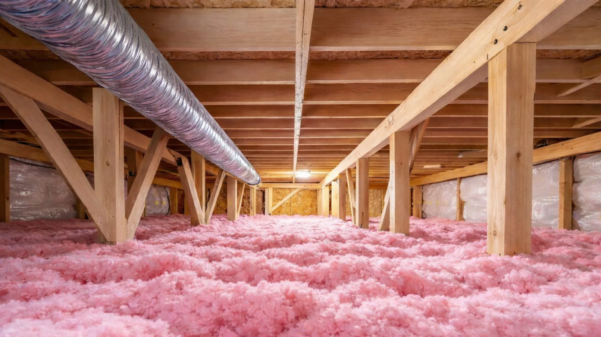 Chantier d'isolation